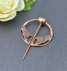 Keltische Omega Fibel aus Bronze